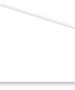 Kangaro 07070-09-TR Scheidingsstrook 2-gaats Trapezium 180gr RC Wit