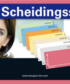 Alternative view of Kangaro 07070-13 Scheidingsstrook 2-gaats 105x240mm 180g RC Roze