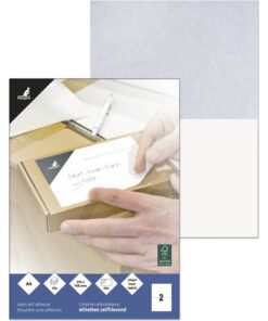 Kangaro K-210148-25 Etiket ILK 21x14.8 cm 25 Vel 2 Etiketten per Vel