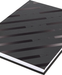 Kangaro K-5585 Dummyboek A5 Blanco Hard Cover 80 Blad 140grs Zwart Design
