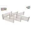 Kids Globe Horses Houten Hekken 6 Stuks Wit