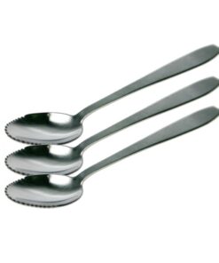 Kiwi Lepels 3 Stuks RVS