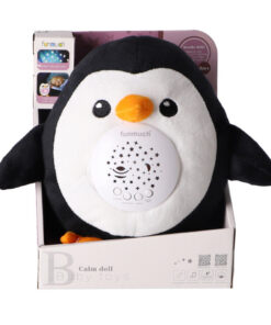 Knuffelprojector Pinguïn + Licht en Geluid