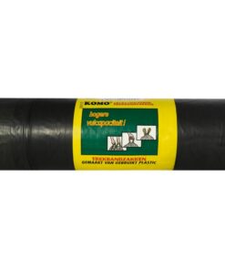 Komo Afvalzakken met Trekband 60x80 cm Zwart