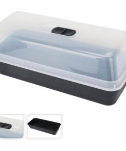 Kweekbak 53x23x20 cm Antraciet/Transparant