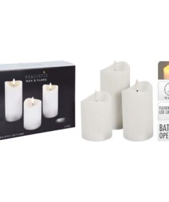 LED Kaarsen 3 Stuks Wit