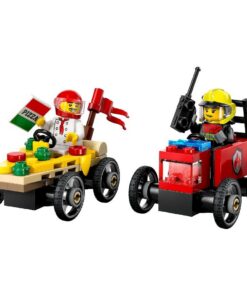 Alternative view of Lego City 60458 Pizzabestelwagen vs Brandweerauto