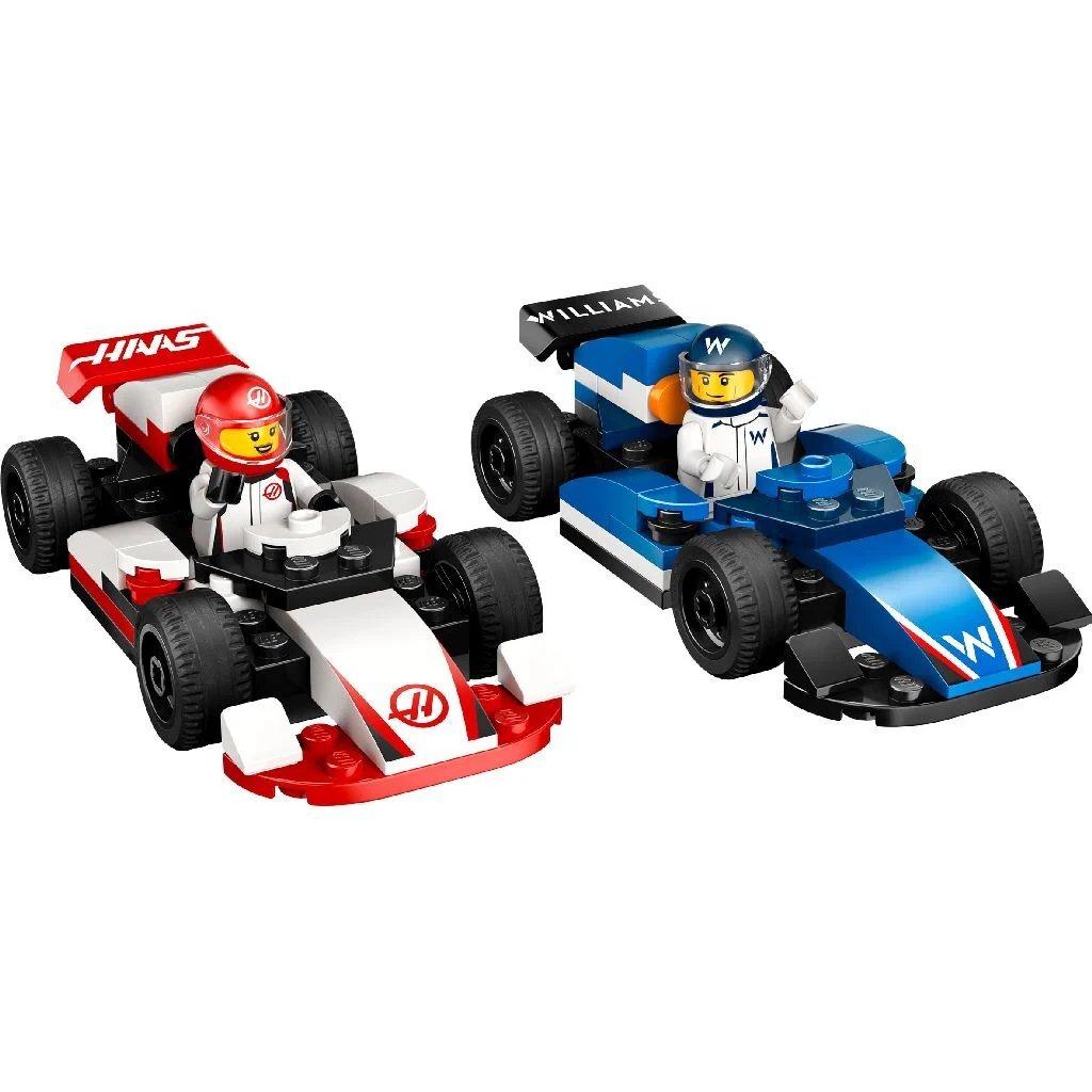 Lego City 60464 F1 Williams Racing en Haas F1 Racewagens - Image 2
