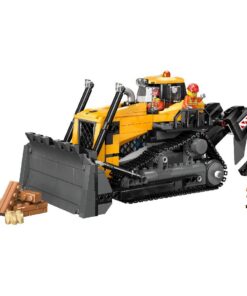 Alternative view of Lego City 60466 Big Vehicles Gele Bulldozer