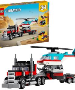 Lego Creator 31146 3in1 Flatbed Truck With Helicopter
