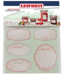 Leifheit 3217 Zelfklevende Deco-Etiketten 20 Stuks Pastel