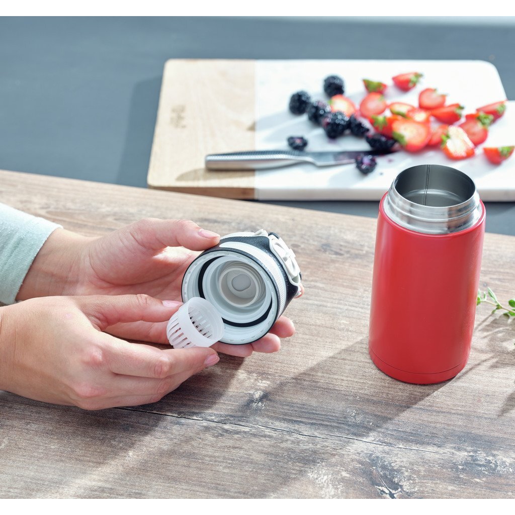 Leifheit 3245 Flip Isoleerbeker 350 ml Rood - Afbeelding 2