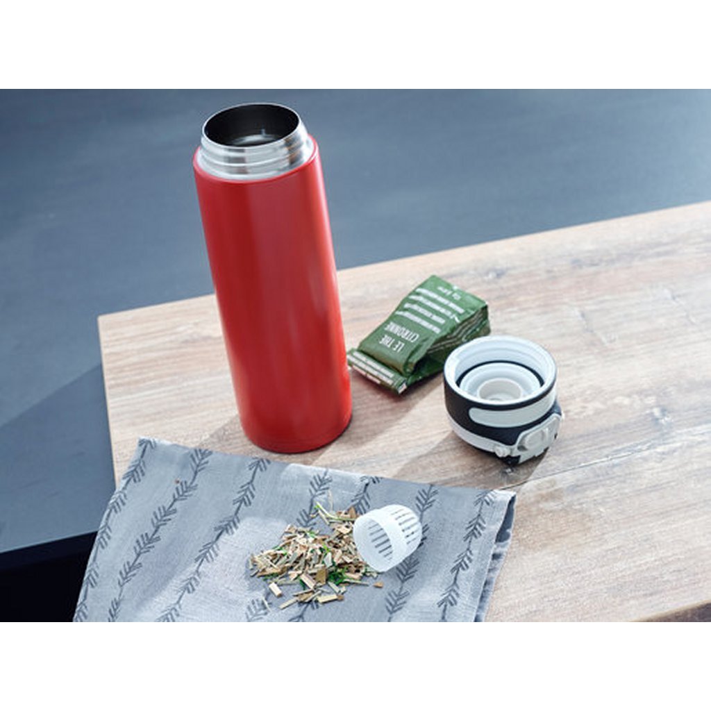 Leifheit 3273 Flip Isoleerbeker 600 ml Rood - Afbeelding 3