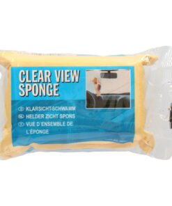 Leren Auto Zeemspons Geel