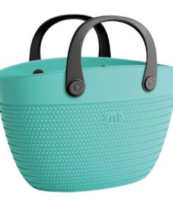 Linda Bag Beach 50x41 cm Turquoise/Zwart