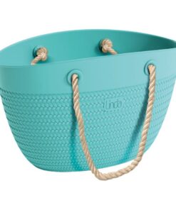 Linda Bag Sea met Touw Handvatten 50x41 cm Turquoise