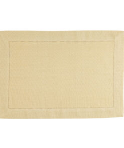 Linen&More Placemats 35x50 cm 4 Stuks Indi Pampas Yellow