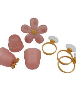 Little Dutch Badwand Bekers Bloem Roze