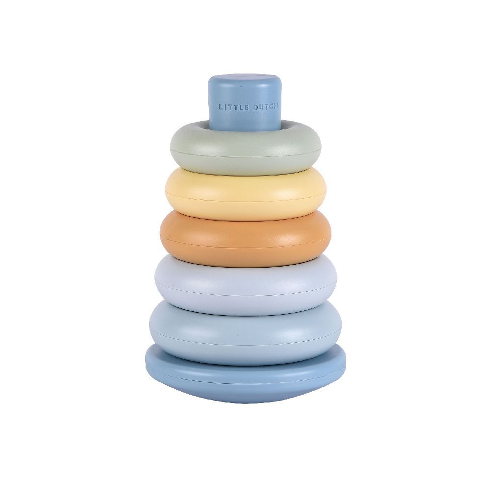 Little Dutch Stapelringen Blauw - Afbeelding 2