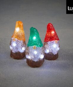 Luca Lighting Decoratie LED Kabouter + Timer Assorti