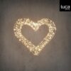Luca Lighting LED Hart + Timer 35x35x5 cm Wit Licht