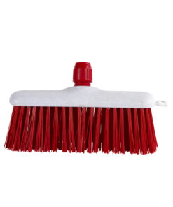 Luva Straatbezem met Steelhouder 30 cm Rood/Wit