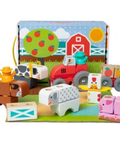 Alternative view of Melissa & Doug Blockables Boerderij Speelset 56-delig