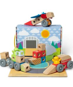 Alternative view of Mellissa & Doug Blockables Voertuigen 54-delig