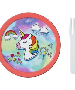 Alternative view of Mepal Campus Fruitbox Unicorn 300 ml Roze/Groen