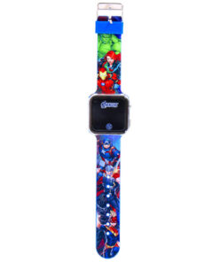 Mervel LED Horloge Avengers Blauw