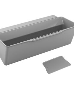 Metaltex Clean Tex Aanrechtafvalbak 35x16x13 cm Grijs