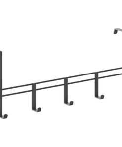 Metaltex Deurkapstok 38x15 cm Zwart