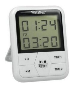 Metaltex Digitale Timer 11x8 cm Wit