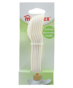 Metaltex Eierlepels 6 Stuks Wit