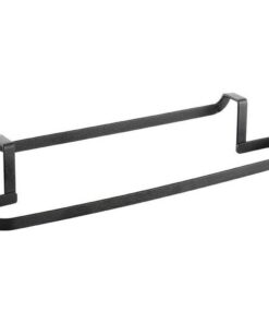 Metaltex Galileo Handdoekhouder 30x8x5 cm Zwart