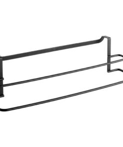 Metaltex Galileo Handdoekhouder 38x10x9 cm Zwart