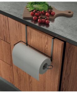 Alternative view of Metaltex Galileo Keukenrolhouder 34x10x18 cm Zwart