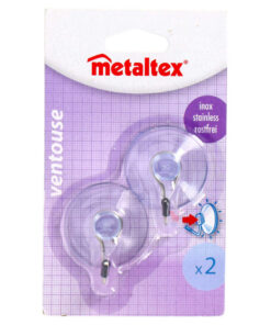 Metaltex Haken met Zuignap 2 Stuks