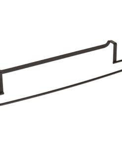 Metaltex Handdoekhouder 38x8x6 cm Zwart