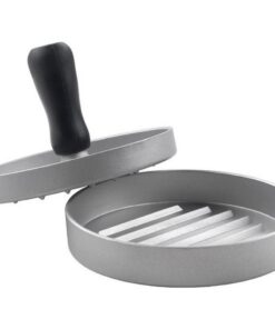 Metaltex Kitchen Helpers Hamburgerpers 11.5 cm Staal/Zwart