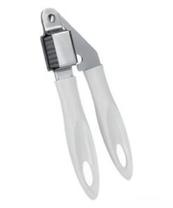 Metaltex Knoflookpers 20 cm RVS/Wit