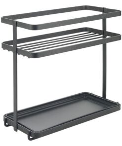 Metaltex Kruidenrek 2 Etages 23x11x22 cm Zwart/Metaal