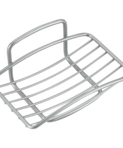 Metaltex Onda Zeephouder 13x8x6 cm Zilver