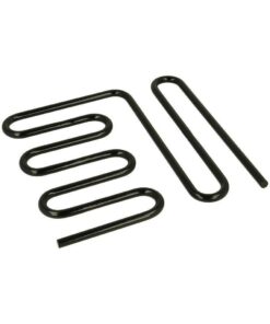 Metaltex Onderzetter 16x16 cm Metaal/Zwart