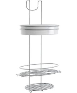 Metaltex Orbit Line Douchrek 29x13x58 cm Zilver