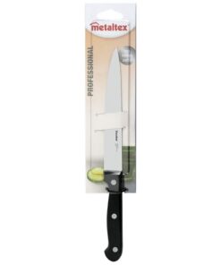 Metaltex Professional Universeel Koksmes 28 cm Zwart/RVS