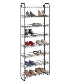 Metaltex Shoe Schoenenrek 8 Etages 64x23x165 cm Zwart