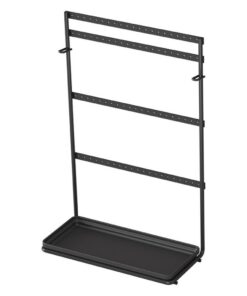 Metaltex Sieradenrek 22x11x36 cm Mat Zwart/Metaal