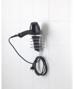 Alternative view of Metaltex Viva Haardrogerhouder 10x10x25 cm Zilver