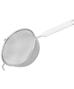 Metaltex Zeef 20 cm Staal/Kunstrof Wit